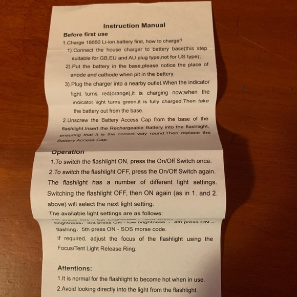 Survivalist Depot tactical flashlight XT-900 - Picture 3 of 8